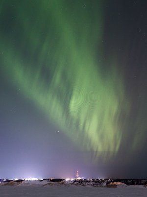 Hunting for the Northern Lights near Yakutsk